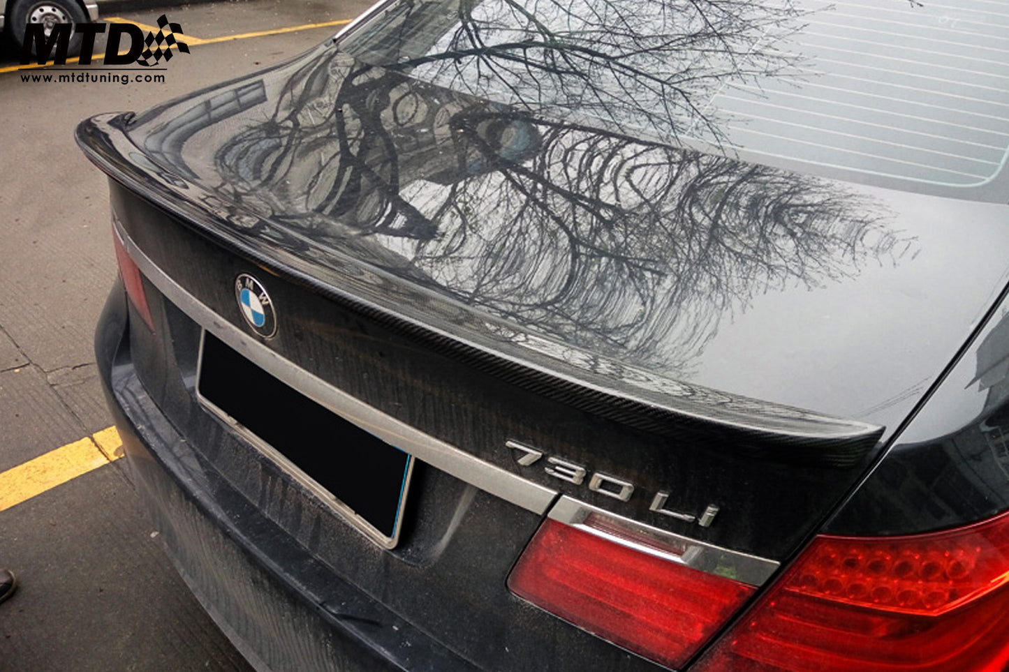 Carbon Fiber Spoiler(AC) On BMW 7 Series