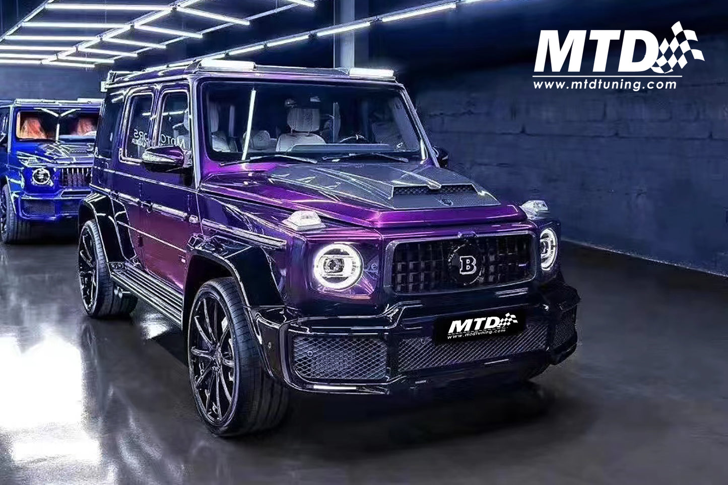 MTD Tuning W464 Brabus Carbon Fiber Front Grill for Mercedes Benz G Class