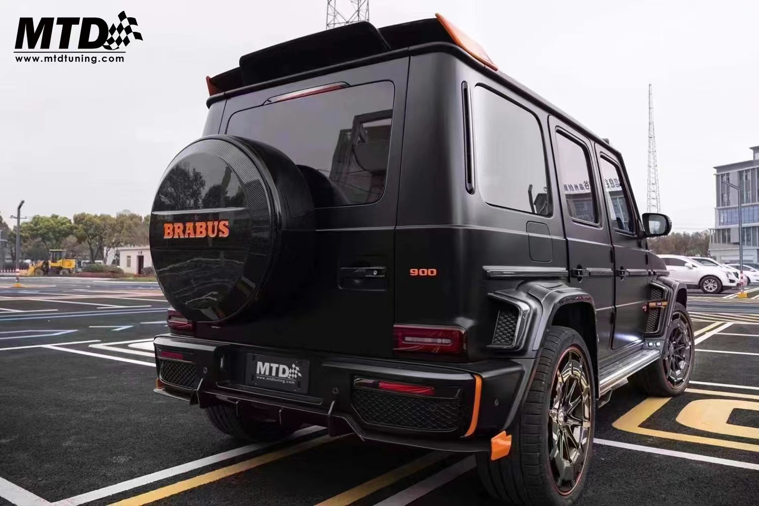Dry Carbon Fiber Fender Flares Brabus Rocky 900 To Mercedes G Class W464
