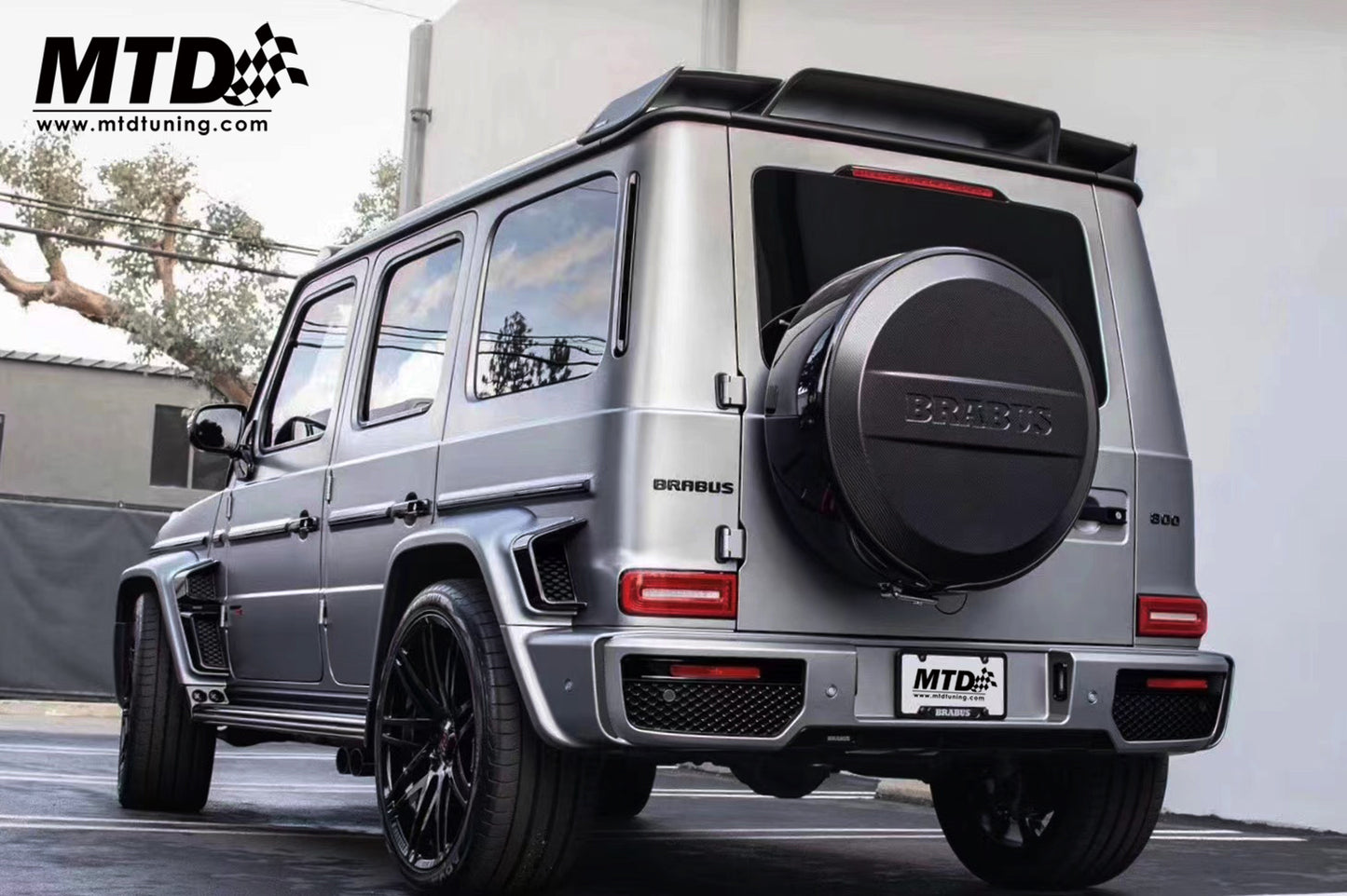 MTD Tuning W464 Brabus Carbon Fiber Rear Roof Spoiler for Mercedes Benz G Class