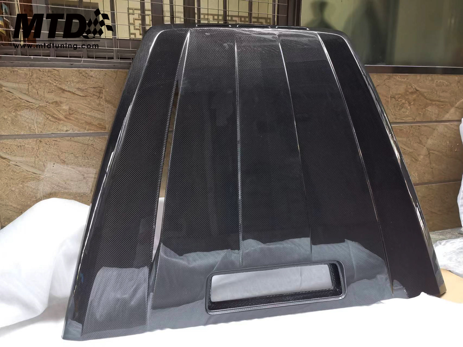 mercedes benz g class topcar carbon fiber hood cover